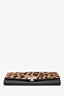 Roger Vivier Black/Brown Leather Ponyhair Cheetah Print Crossbody Bag