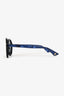 Gucci Blue Round Sunglasses