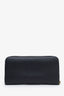 Prada Black Saffiano Leather Long Zip Wallet