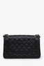 Pre-loved Chanel™ 2019 Black Caviar Leather Jumbo Classic Double Flap Shoulder Bag