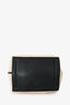 JW Anderson Cream Cotton Canvas Black Leather Bucket Bag