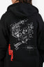 Christopher Kane Black 'Techno' Graphic Hoodie Size XS