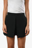 Mugler Black Pleated Shorts Size 36