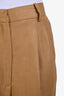 Loulou Studio Camel Linen Blend Trousers Size S