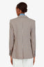 Veronica Beard Brown Houndstooth Blazer with Denim Dickey Shirt Size 6