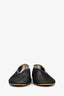 Le Monde Béryl Black Leather-Trimmed Mesh 'Luna' Ballet Flats Size 38