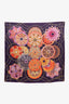 Hermès Purple/Multicolour Silk 'Les Domes Celestes' Scarf 90
