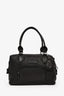 Longchamp Black Leather 'Borsa' Top Handle