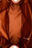 Miu Miu Brown Leather Beau Medium Top Handle Bag with Charm