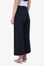 Patou Navy Wool Cashmere Trousers Size 38