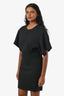 Isabel Marant Black Short Sleeve Shift Dress Size 38
