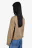 Weekend Max Mara Tan Crop Button Jacket Size 10