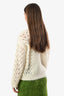 IRO Cream Mohair Merino Chunky Open Knit Sweater Size XS