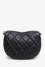 Burberry Black Quilted Leather Rocking Horse Crossbody Bag SHW