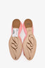 Roger Vivier Pink Patent Leather Buckle Flats Size 36.5
