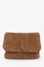 Saint Laurent Brown Suede Jamie Giant Shoulder Bag