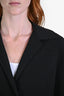 Max Mara Vintage Black Wool Blend Blazer Size 12