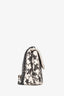 Bottega Veneta Limited-Edition White Intrecciato Leather Velvet Medium Olympia Shoulder Bag