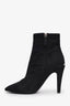Pre-loved Chanel™ Black Sparkle Ankle Boots Size 38