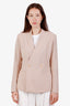 Rick Owens Pink Wool Double Breasted Blazer Size 10