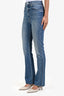 MOTHER Blue Denim High Waisted Smokin Double Heel Flared Jeans Size 26