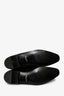 Saint Laurent Black Leather Slip-On Oxford Shoes Size 43.5