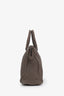 Bottega Veneta Taupe Quilted Leather Boston Bag