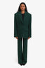 GRLFRND Green Oversized Blazer + Pant Set Size XXS