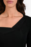 Roland Mouret Black Long Sleeve Maxi Dress Size 8 US