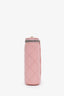 Pre-loved Chanel™ Pink Quilted Caviar 2021 Mini Coco Beauty Vanity Case