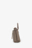 Longchamp Taupe Coated Canvas Mini Pouch
