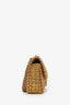 Pre-loved Chanel™ 2010 Yellow St.Tropez Tweed Single Flap Shoulder Bag