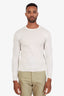 Ralph Lauren Purple Label Cream Cashmere Crewneck Sweater Size S Mens