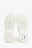 Christian Dior White D-Racer Ankle Boots Size 38.5