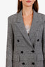 Frame Black/White Wool Houndstooth Two-piece Suit Size XS