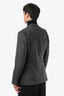 Dries Van Noten Grey Wool Single Breasted Blazer Size 50 Mens