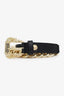 Versace Jeans Couture Black/Gold Chain Detail Belt