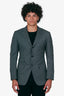 Tom Ford Grey Wool Single Breasted Blazer Size 48 Mens