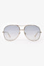 Chloe Gold '127S' Aviator Sunglasses