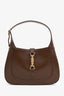 Gucci Brown Leather Small Jackie 1961 Hobo Shoulder Bag with Strap