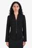 Robert Rodriguez Black Peplum Jacket Size 4