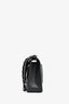 Pre-loved Chanel™ 2021+ Black Caviar Leather CC Classic Medium Double Flap SHW
