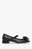Jimmy Choo Black Leather Rosa Flower Embellishment Mary Janes Size 36