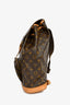 Louis Vuitton Monogram Canvas Leather Backpack