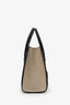 Celine Blue/Black/Beige Leather Micro Luggage Tote