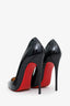 Christian Louboutin Black Patent Leather So Kate Heels Size 39