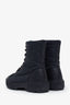 Hermès Black Fabric and Leather 'Fresh' Ankle Boot Size 39