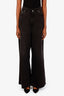 Ganni Washed Black Wide Leg Jeans Size 32