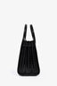 Saint Laurent Black Croc Embossed Sac de Jour Nano Top Handle