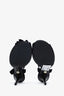 Pre-loved Chanel™ Black Velvet Open-Toe Strappy Heels Size 37
